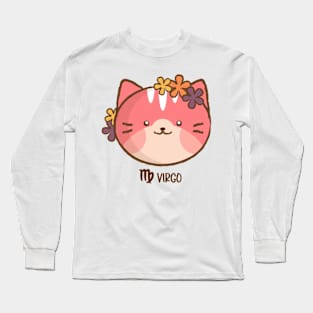 Virgo Cat Long Sleeve T-Shirt